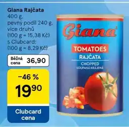 Tesco Giana rajčata nabídka