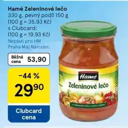 Tesco HAMÉ ZELENINOVÉ LEČO nabídka