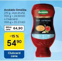 Tesco Avokádo Omáčka nabídka