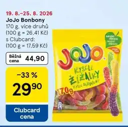 Tesco JOJO bonbony nabídka