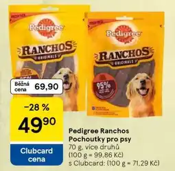 Tesco Pedigree Ranchos Pochoutky pro psy nabídka