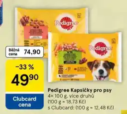 Tesco Pedigree kapsičky pro psy nabídka