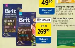 Tesco Brit Granule pro psy nabídka