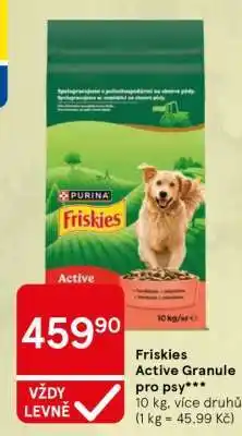 Tesco FRISKIES ACTIVE GRANULE PRO PSY nabídka