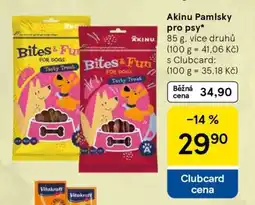 Tesco Akinu Pamlsky pro psy nabídka