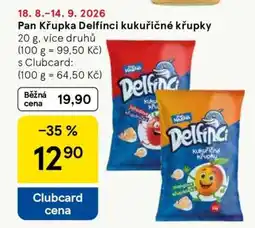 Tesco Pan Křupka Delfínci kukuřičné křupky nabídka