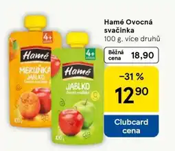 Tesco HAMÉ OVOCNÁ SVAČINKA nabídka