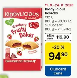 Tesco Kiddylicious koláčky nabídka