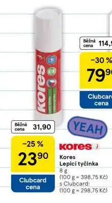 Tesco Kores Lepicí tyčinka nabídka