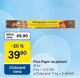 Tesco FINO Papír na pečení nabídka