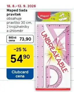 Tesco Maped Sada pravítek nabídka