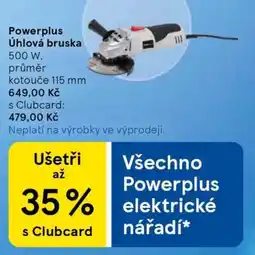 Tesco Powerplus Úhlová bruska nabídka