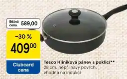 Tesco Tesco Hliníková pánev s poklicí nabídka