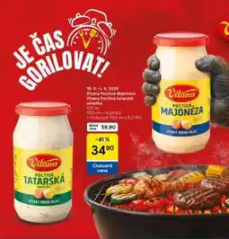 Tesco Vitana Poctivá Majonéza, Vitana Poctivá Tatarská omáčka nabídka