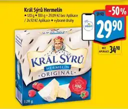 Albert Král Sýrů Hermelín nabídka