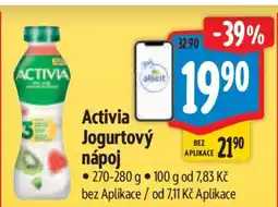 Albert Activia jogurtový nápoj nabídka