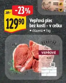 Albert Vepřová plec bez kosti v celku nabídka