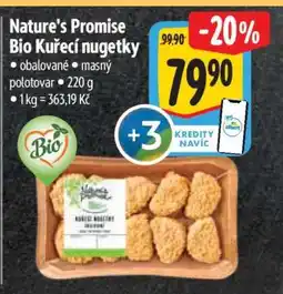 Albert Nature's Promise Bio Kuřecí nuggetky nabídka