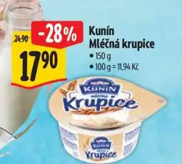 Albert Kunín Mléčná krupice nabídka