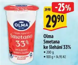 Albert Olma Smetana ke šlehání 33% nabídka