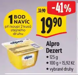 Albert Alpro dezert nabídka