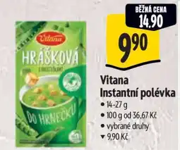Albert Vitana Instantní polévka nabídka