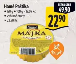 Albert Hamé paštika nabídka