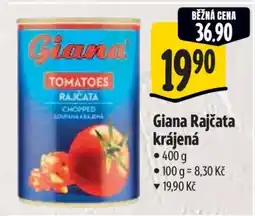 Albert Giana Rajčata krájená nabídka