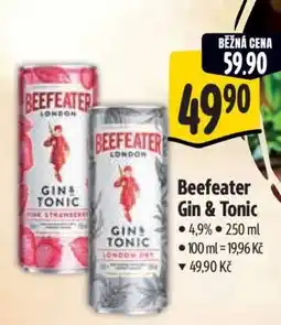 Albert Beefeater Gin & tonic nabídka