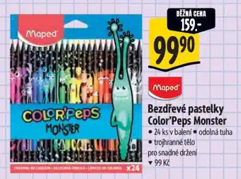 Albert Bezdřevé pastelky Color'Peps Monster nabídka