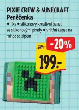Albert PIXIE CREW & MINECRAFT Peněženka nabídka