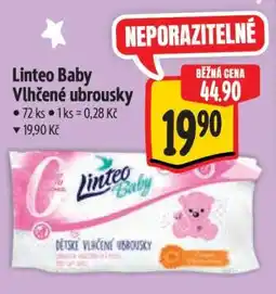 Albert Linteo Baby Vlhčené ubrousky nabídka