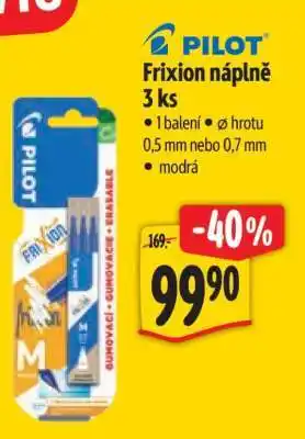 Albert Pilot FriXion Náplně 3 ks nabídka