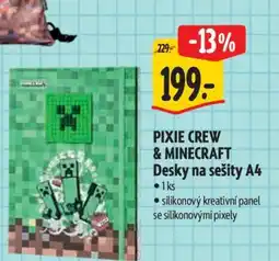 Albert PIXIE CREW & MINECRAFT Desky na sešity A4 nabídka