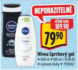 Albert Nivea sprchový gel nabídka