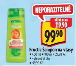 Albert Fructis šampon na vlasy nabídka