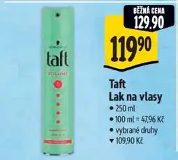Albert Taft lak na vlasy nabídka