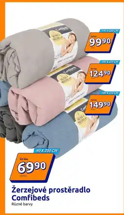 Action Comfibeds žerzejové prostěradlo nabídka