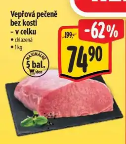 Albert Vepřová pečeně bez kosti – v celku nabídka