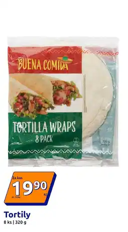 Action Buena Comida tortilla wraps nabídka