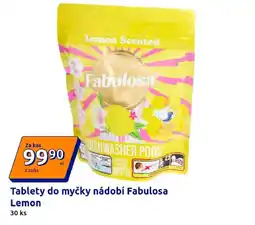 Action Fabulosa tablety do myčky nádobí lemon nabídka