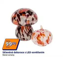 Action Skleněná dekorace s LED osvětlením nabídka