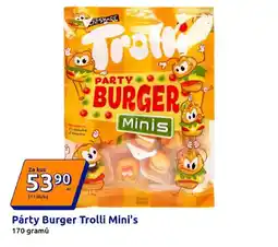 Action Trolli party burger minis nabídka