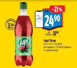 Albert Jupí sirup nabídka
