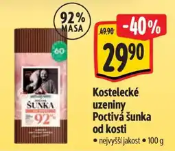 Albert KOSTELECKÉ UZENINY Poctivá šunka od kosti nabídka