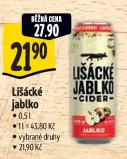 Albert Lišácké jablko nabídka