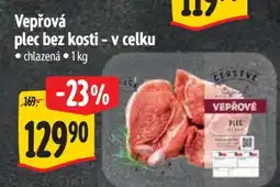 Albert Vepřová plec bez kosti v celku nabídka