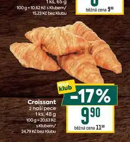 Billa Croissant z naší pece 1ks nabídka