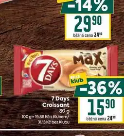 Billa 7 Days Croissant nabídka