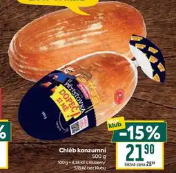 Billa Chléb konzumní nabídka